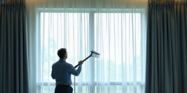Commercial curtain steam cleaning service scarborough hotels offices